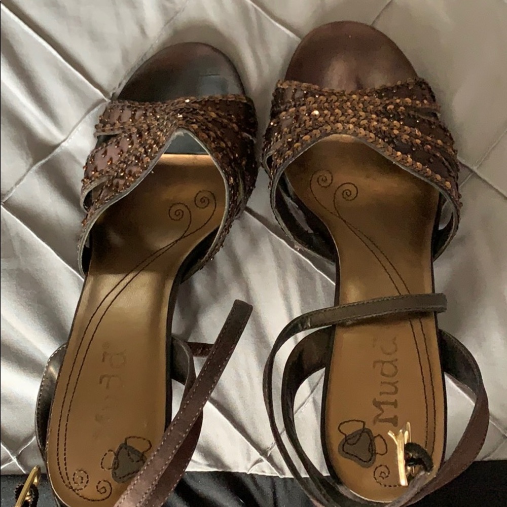 Brown heels